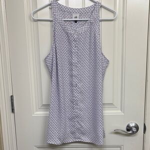 CAbi Women's White Sleeveless Top